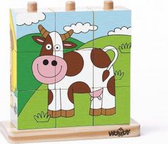Woodyland kubinių ūkių blokai ant stulpų