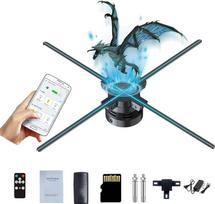 Hologram Projector, Missyou 3D Hologram Projector and 700 Video Libraries, Hologram Projector Horror Advertising Display, for Exhibitions, Shopping (85 cm (WiFi + App + Bluetooth + Remote))