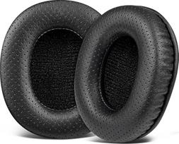 SOULWIT ėriuko odos pakaitinės ausų pagalvėlės "Sony" MDR-7506 MDR-V6 MDR-V7 MDR-CD900ST monitoriaus ausinėms, pakaitinės pagalvėlės su didelio tankio putomis