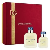 Dolce Gabbana Light Blue Pour Homme Dovanų rinkinys EDT 200 ml a EDT 75 ml kvepalai vyrams