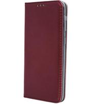Tamsiai raudonas atverčiamas dėklas Samsung Galaxy S25 FE telefonui "Smart Magnetic"