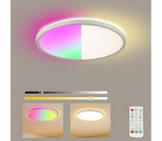 Brilagi - RGB LED dimeriuojamas šviestuvas ULTRA SLIM LED/18W/230V Ø 30 cm baltas + nuotolinis pultas