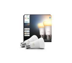 Komplektas 2 vnt. dimeriuojamų LED lemputių Philips Hue WHITE AMBIANCE E27/8,1W/230V 1000-20000K