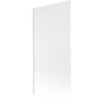 Mexen Next vonios ekranas 1-duris 90 x 150 cm, matinė, balta - 895-090-000-00-30-20