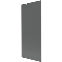 Mexen Next vonios kambario paravanas, 1-duris, 80 x 150 cm, grafitas, baltas - 895-080-000-00-40-20