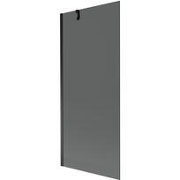 Mexen Next vonios ekranas 1-duris 80 x 150 cm, grafitas, juodas - 895-080-000-00-40-70