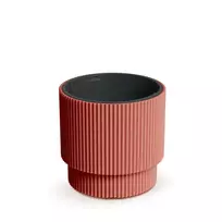 Plastikinis vazonas MILLY, su įdėklu, vario sp., 39,5 x 37,5 cm