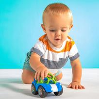 Bright Starts - Toy car, Rattle & Roll Buggie™, blue - (BS-81559)