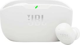 "JBL Wave Buds 2" belaidės "Bluetooth" ausinės į ausis su triukšmo slopinimu, 40 valandų atkūrimo, "JBL Pure Bass" garsu, išmaniąja aplinkos technologija, IP54 atsparumu vandeniui ir dulkėms, kelių taškų jungtimi, baltos spalvos