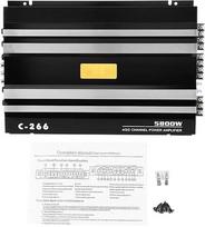 Car Power Amplifier, Car Stereo Audio Amplifier, 12 V 5800 W Universal Car Truck Stereo Audio Amplifier Speaker Power Amplifier Radio