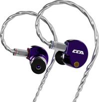 CCA Phoenix In-Ear Monitor ausinės, dvigubo magneto dinaminio vairuotojo IEM su HiFi aiškiu garsu ir giliu bosu, pilnai metalinės profesionalios žaidimų ausinės muzikantams, dainininkams
