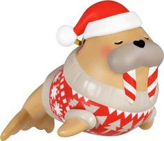 Hallmark Keepsake 7/8" mini kalėdinė dekoracija 2024 Šventinis apverstas draugas Dovanos gyvūnų mylėtojams