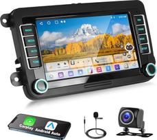 Motorsi 2+64G automobilinis radijas VW Golf Tiguan Touran Passat Polo Skoda Caddy Seat su Wireless Carplay/Android Car, 7 colių Android 13 jutiklinis ekranas GPS navigacija/WiFi/FM/RDS/SWC/Canbus/BT/EQ