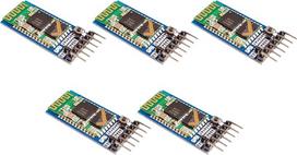 TECNOIOT 5x HC-05 "Bluetooth" modulis Bluetooth 2.0 9600 Baud Rate 3.3V 30mA, skirtas GPS vandens elektros energijos dujų skaitikliui