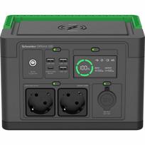 Schneider Electric Schneider OffGrid Portable Power Station 330, 230V, 332Wh Lithium-ion, LCD, 2 CEE 7/3 Schuko outlets, Sinewave, 3 USB-A, 1 USB-C, Wireless Charger PPS330-GR