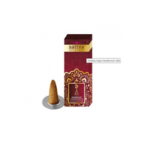 Smilkalų kūgiai “Sandalwood” – Sattva Ayurveda, 20 g