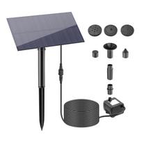Solar-Powered Garden Pond Rockery Fountain Pump for Bird Bath