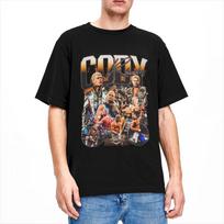 Vasaros Bootleg stiliaus Cody Rhodes imtynių marškinėliai vyrams ir moterims Medvilniniai American Nightmare Finished Story marškinėliai S juoda