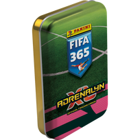 PANINI FIFA 365 AdrenXL 2026 kolekcinės kortelės – kišeninė skardinė