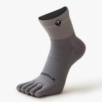 Coolmax Quick-Drying Sweat-Absorbent Five Finger Running Socks for Men & Women - Perfect for Spring & Autumn Marathons & Fitness XL (45-47) žalia