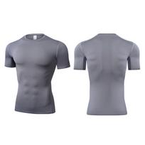 Men's Quick-Dry Compression Short Sleeve Basketball/Fitness Top 2X-Large juoda