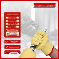Double-layer Aramid Heat-Resistant Anti-Cut Gloves for Oven and Industrial Use