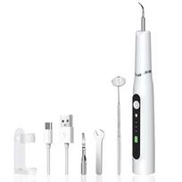 Šunų dantų skaleris dantų akmenų šalinimui, Ultragarsinis dantų valymo rinkinys, USB įkraunamas dantų irigatorius, Dantų akmenų šalinimas, Gyvūnams šviesiai pilka spalva