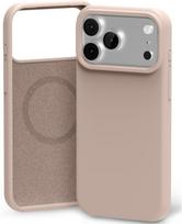 Dėklas Mercury Pure Magsafe Silicon Case Apple iPhone 17 Pro rožinio smėlio