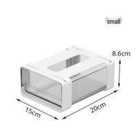 Tabletop Drawer & Pen Holder Organizer with Shelf mažas (baltos) spalvos