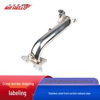 Nerūdijančio plieno išmetimo kolektorius, skirtas 2006–2011 m. „Honda Civic 1.8L“ Modified Exhaust Pipe gray