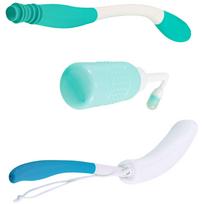 3 Piece Bathroom Toilet Aids Set For Elderly Pregnancy Care With Long Handle Brush And Perineal Washer No Bend Design