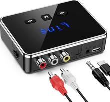"Ankilo Bluetooth 5.4" garso imtuvas "HiFi", "Bluetooth" siųstuvas-imtuvas, palaikantis U-Disk, TF korteles, optinį/RCA/Aux, mažo vėlavimo ir HD LED ekraną, skirtas televizoriui, garsiakalbiui ir namų stereofonijai
