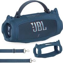 "BCWEGION" silikoninis dėklas "JBL Charge 6" nešiojamajai "Bluetooth" kolonėlei, apsauginis dėklas "JBL Charge 6 Pro AI Sound" "Bluetooth" kolonėlių priedams (mėlynas)