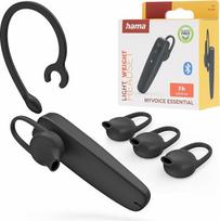"Hama" ausinės su mikrofonu. Mono Bluetooth® MyVoice Essential, Multip., COM. vc., Ne