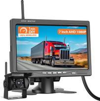 "Motorsi" belaidė galinio vaizdo kamera, 7 colių IPS ekranas, 1080P HD ekranas, naktinis matymas, IP68 atsparumas vandeniui, atbulinės eigos sistema automobiliui, visureigiui, furgonui, pikapui ir sunkvežimiui, BSD, 12-36 V