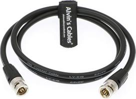 Alvin's Cables Neutrik BNC Male to Male 12G HD SDI koaksialinis kabelis 4K vaizdo kamerai 1M