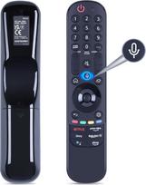 CLVIZCXOM MR22GA AKB76039901 Magic Voice Control Pakaitinis nuotolinio valdymo pultas, suderinamas su LG televizorių modeliais 2021/2022, suderinamas su "Alexa" ir "Google", juodas