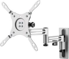 goobay 71989 Universalus televizoriaus sieninis laikiklis / Pasukamas ir pakreipiamas ištraukiamas iki 38,6 cm / Maks. 15 kg / 13-43 coliai / Suderinama su VESA 200 x 200 mm / Tinka nameliams ant ratų