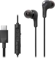 JVC HA-FR9UC-B USB Type-C laidinės ausinės su galingu ir krištolo skaidrumo garsu, praktišku mikrofonu ir 3 mygtukų nuotolinio valdymo pulteliu, itin kompaktiško dizaino (juodos spalvos)
