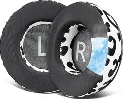 SOULWIT 90 mm Cooling Gel Replacement Ear Pads for AKG Pro Audio K845 K845BT K545 K540 K275 K267 K245 K182 K167 Headphones with Noise Isolation Foam