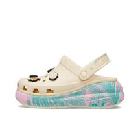 Crocs Classic Crush Spring Break EVA Non-Slip Durable Comfortable Casual Breathable Clogs Unisex clogs Light-Yellow 208405-1FR 38-39