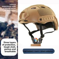 FAST šalmas Lauke Komiksų Con Apsauga Vaizdo Rekvizitai Lengvas Kreipiamasis Bėgelis Važiavimas Brown-PJ model