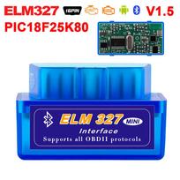 Bluetooth Car OBD2 Detector with PIC25K80 ELM327 Chip - English Version Antistatic Bag with CD