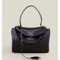 2025 m. Naujiena Rodeo Geltonos Karvės Odos Moteriška Rankinė Madinga Universali Crossbody Rankinė Ponios Rankinė Vienos Odos Rankinė 27x8x22cm juoda