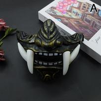 Japonijos samurajų Oni demono kaukė Helovinas Demonas Samurajus Cosplay Siaubo Prajna Killer Kaukės Vakarėlio kostiumų rekvizitai as the picture-