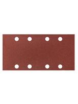 Velcro švitrinis popierius 93 x 185 mm, K180, 5 vnt., su skylutėmis
