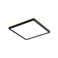 Aleria PLF-39573-300S-28W-BL modernus LED plafonas, juodas, 30x30 cm