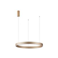 Brasco Up Down PND-56215D-080RPP-GD-3KS4K-TRDIMM modernus pakabinamas LED šviestuvas, auksinis, 80 cm