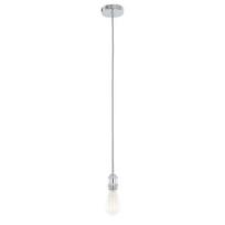 Classo DS-M-034 CHROME modernus pakabinamas šviestuvo laikiklis, chromo spalvos, 10 cm