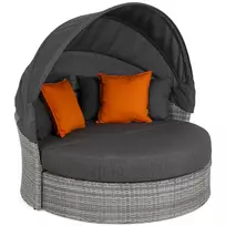 Lauko Sofa su stogeliu Sydney pilka